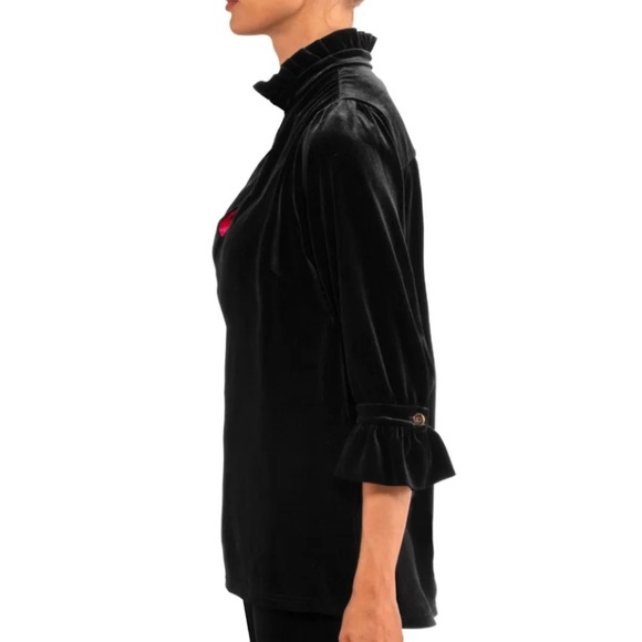 Gretchen Scott Ruffleneck Tunic - Picture 4 of 11